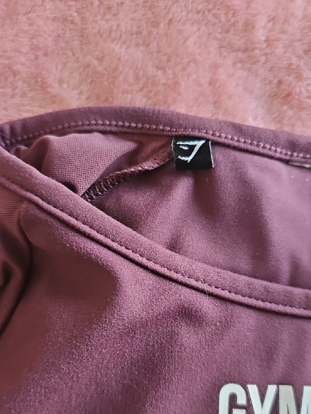 Gymshark Plum Long-Sleeve Super Crop Top S - Picture 8 of 10